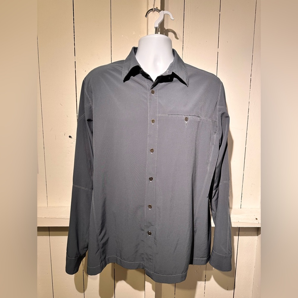 Kuhl Tufflex Button Down Long Sleeve Shirt Men’s Size Medium